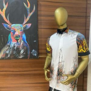 Abstract Nature Print Shirt