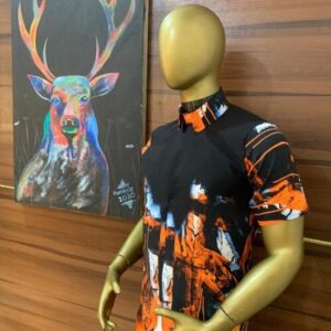 Urban Distressed Print Shirt