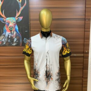 Abstract Nature Print Shirt